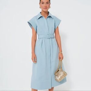 Tuckernuck Chloe Dress Slate Blue Sz Small